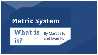 Metric System at emaze Presentation