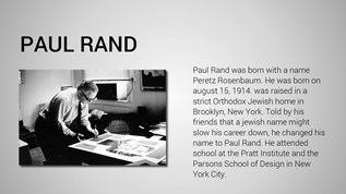 Paul Rand at emaze Presentation