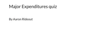 Major expenditures at emaze Presentation