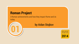 Roman Project at emaze Presentation