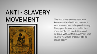 Anti- Slavery Movement At Emaze Presentation