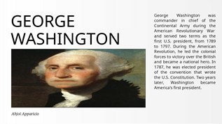 george washington at emaze Presentation