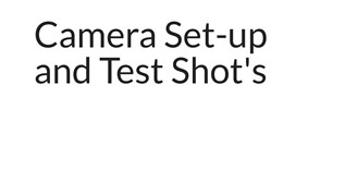Camera Set-up and Test Shots at emaze Presentation