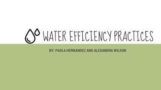 Curated visual reference: Visual Reference: Water Efficiency Practices At Emaze Presentation
