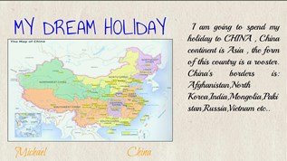 my dream holiday presentation