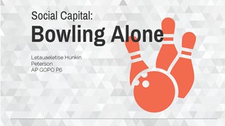 Bowling Alone At Emaze Presentation