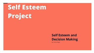 self Esteem project at emaze Presentation