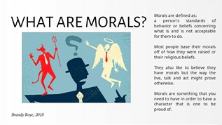 Morals at emaze Presentation