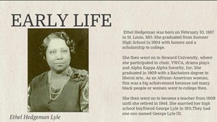 Life of Ethel Hedgeman Lyle at emaze Presentation