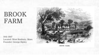 Brook Farm Presentation at emaze Presentation