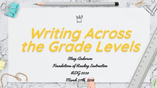 Writing Across the Grade Levels at emaze Presentation