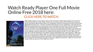ready player one full movie un hindi free download ready player one full movie un hindi free download