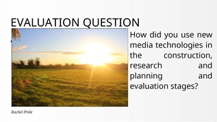 Evaluation Question 4 at emaze Presentation