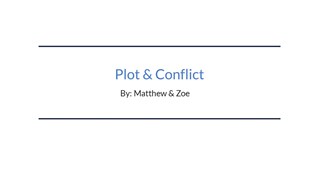 Plot & Conflict at emaze Presentation