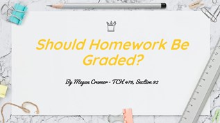 why should homework be graded