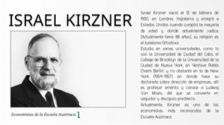 Israel Kirzner at emaze Presentation