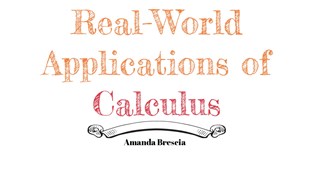 Real World Applications of Calculus at emaze Presentation
