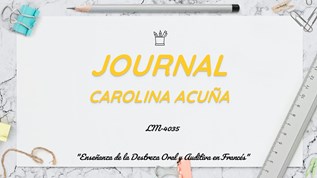 JOURNAL CAROLINA ACUÑA at emaze Presentation