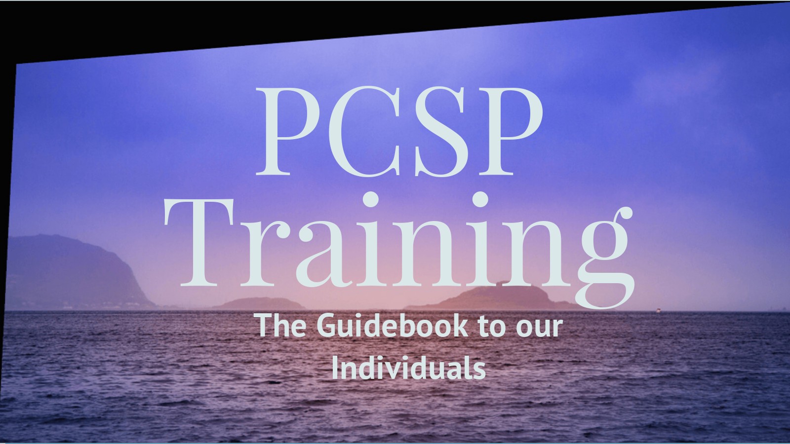 PCSP Training at emaze Presentation