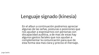 Lenguaje signado at emaze Presentation