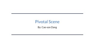 Pivotal Scene At Emaze Presentation