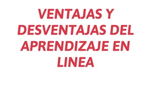 VENTAJAS Y DESVENTAJAS DEL APRENDIZAJE EN LINEA At Emaze Presentation