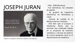 JOSEPH JURAN at emaze Presentation