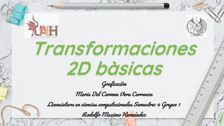 Transformaciones 2D basicas at emaze Presentation