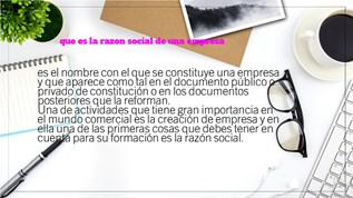que es la razon social de una empresa at emaze Presentation