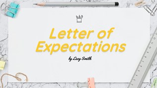 Letter of Expectations at emaze Presentation