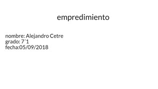 empredimiento at emaze Presentation