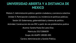 UNIVERSIDAD ABIERTA Y A DISTANCIA DE MEXICO At Emaze Presentation