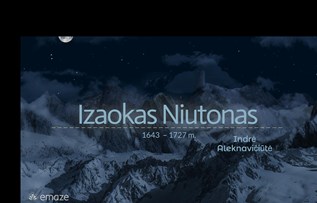 Izaokas Niutonas at emaze Presentation