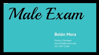 Male Exam at emaze Presentation