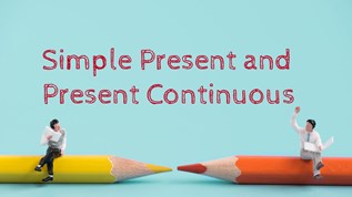 Simple Present and Present Continuous at emaze Presentation