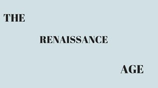 The Renaissance Age Project at emaze Presentation