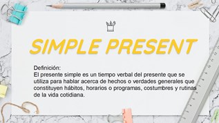 SIMPLE PRESENT at emaze Presentation