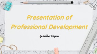 Presentation of Professional Development at emaze Presentation
