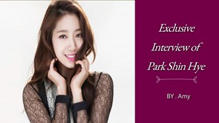 EXCLUSIVE INTERVIEW OF PARK SHIN HYE at emaze Presentation