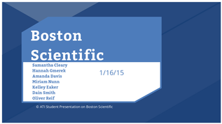 Boston Scientific at emaze Presentation