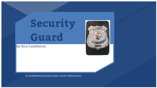 Security guard at emaze Presentation