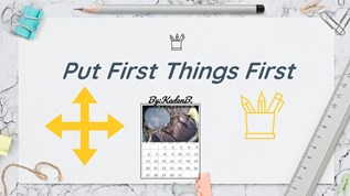 Put First Things First at emaze Presentation