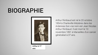 Arthur Rimbaud est née le at emaze Presentation