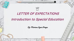 LETTER OF EXPECTATIONS at emaze Presentation