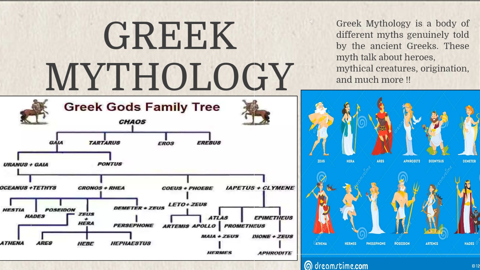 GREEK MYTHOLOGY at emaze Presentation