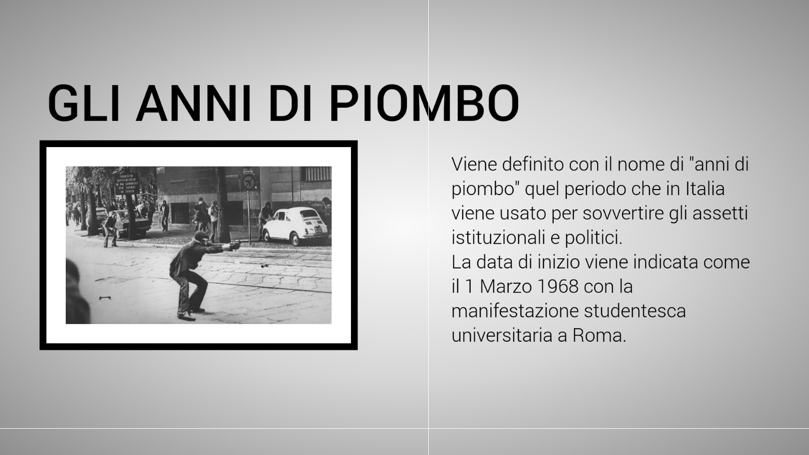 regista di anni di piombo