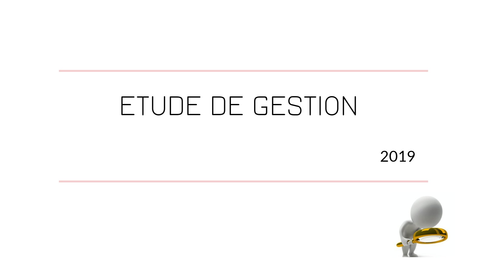 ETUDE DE GESTION at emaze Presentation