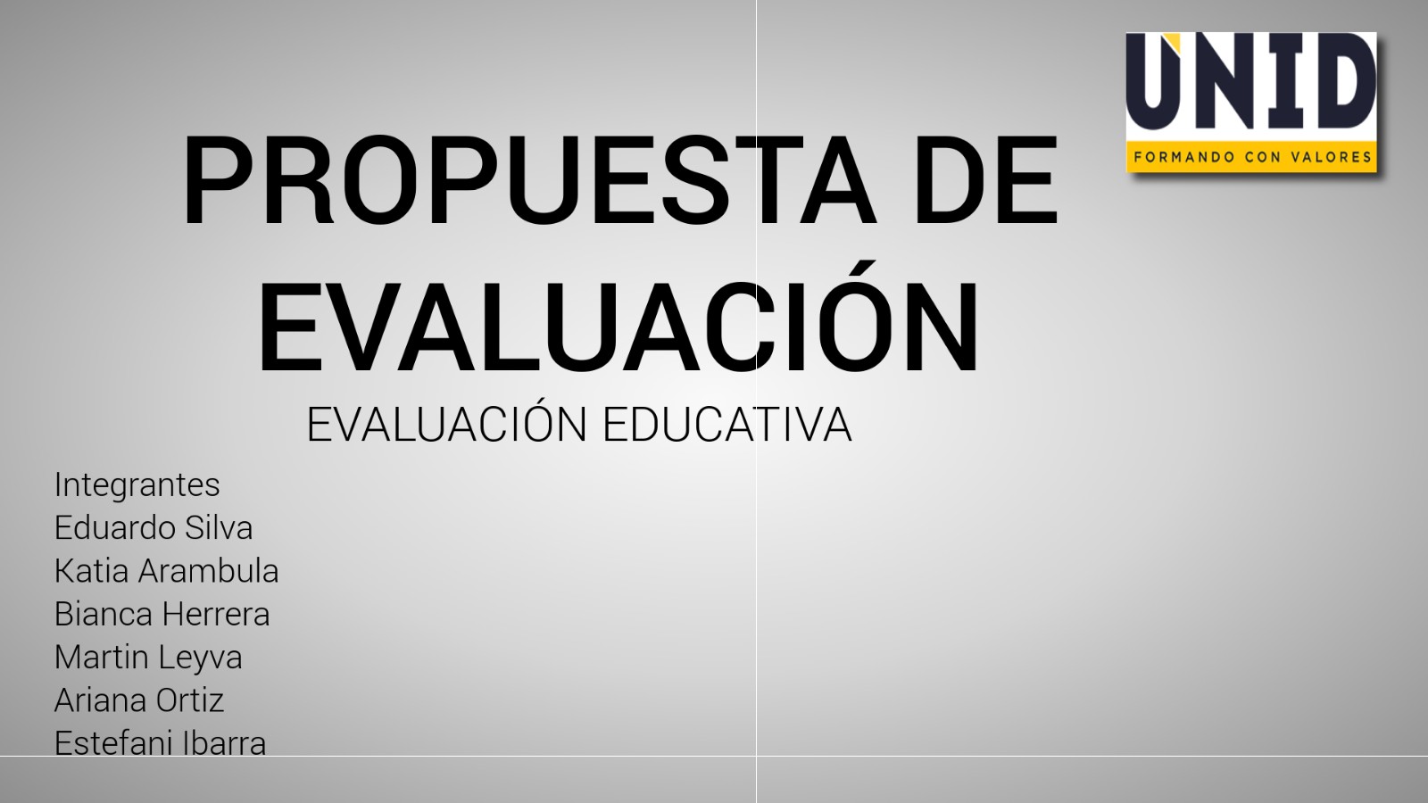 propuesta de evaluación at emaze Presentation
