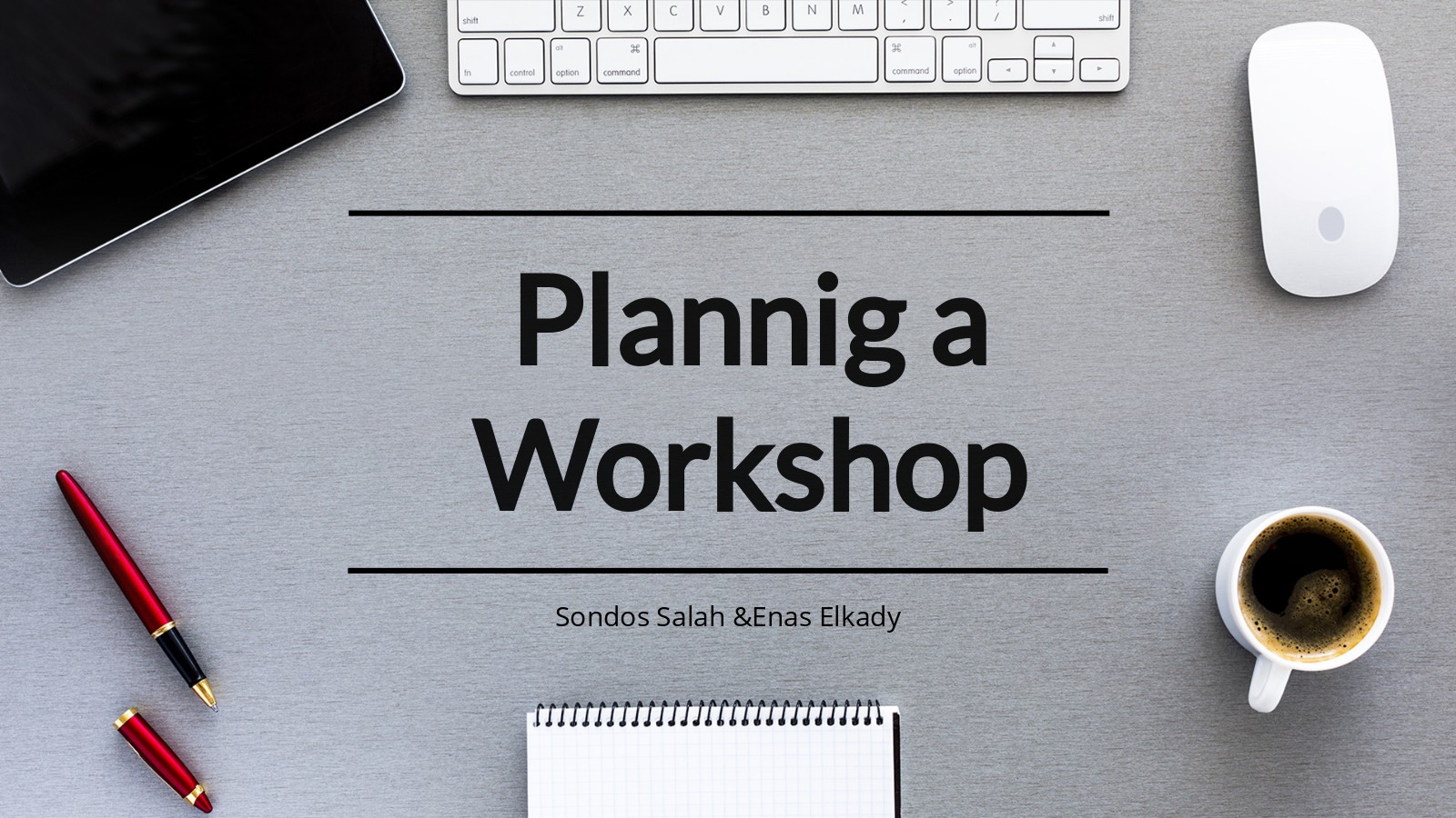 Plannig a Workshop at emaze Presentation