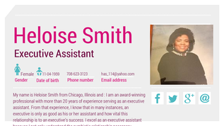 Heloise Smith Resume Presentation at emaze Presentation